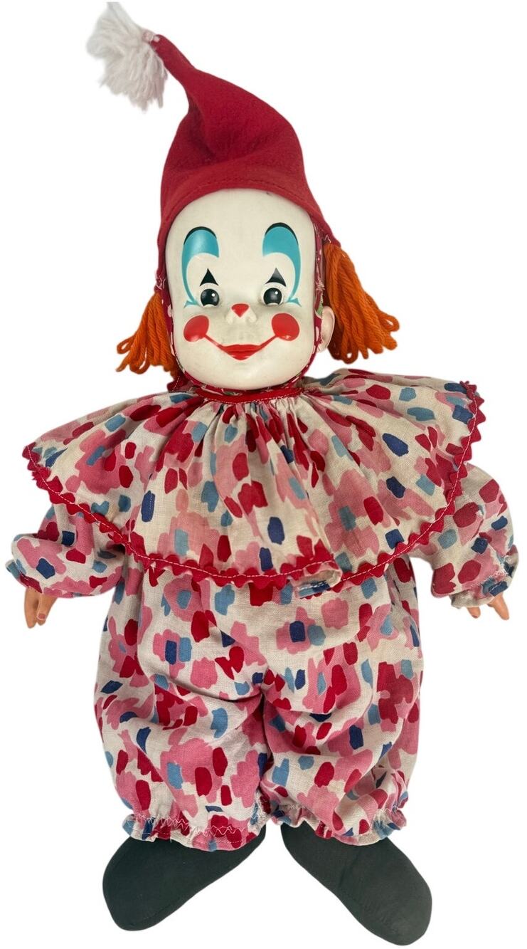 1965 Mattel Patootie Talking Clown Doll Vintage 16" Soft Body